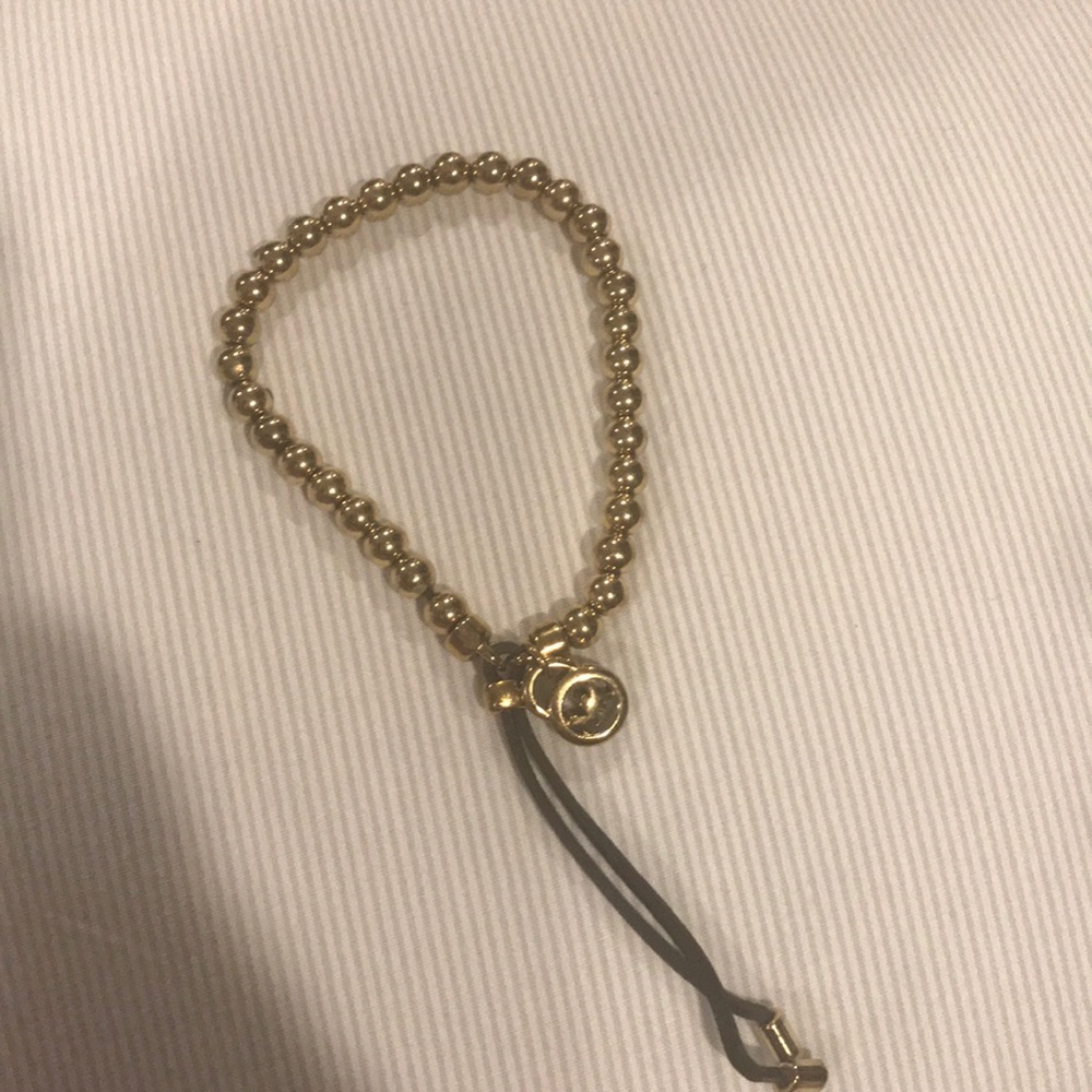 Gold Michael Kors Beaded Bracelet